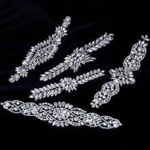 1Pc Iron-On Glass Rhinestone Applique Hotfix Shiny Crystal Decorative Patch Suitable For Clothing Dresses Shoes Bags Home Crafts Decorative Crystal Accessories, Christmas New Year Holiday Party Dress Art Decoration Applique - Multicolor - View 2