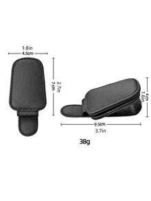 Universal Car Sun Visor Glasses Clip Fashion Glasses Holders Auto Eyeglasses Holder Car Accessories Vacation Camping Travel Back To School Essentials - Multicolor - View 10