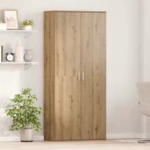 vidaXL Highboard Eiche Handwerklich 80 X 35 X 180 Cm Holzwerkstoff - Giallo - Visualizzare 1