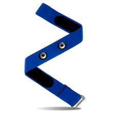 1Pc Correa de Reemplazo para Monitor de Frecuencia Cardíaca Compatible con Polar H7 H9 H10 Coospo Wahoo Tick Garmin Magene Banda de Sensor - Azul - Ver 3
