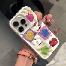 Funda divertida para phone, compatible con phone 11, 15 Plus, 16 Pro, 14 y 12 Pro, con estampado de meteorito. Resistente a golpes. - Blanco - Ver 4