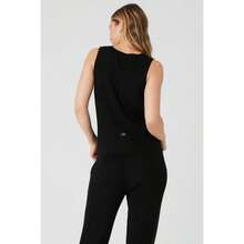 Alo Yoga Knit Salana Tank - Macadamia |  | Pilates Set - 黑色 - 查看 2