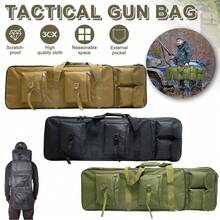 Outdoor Tactical Soft Gun Bag, Shooting Range Rifle Shoulder Bag, Sports Backpack, Fishing Gear Storage Bag, Hunting Carriage Handbag, Large Capacity Dual-Use Tactical Backpack - Màu Khaki - Xem 1