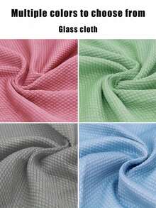 10pcs Glass Cleaning Cloths With Fish Scale Pattern, Household Cleaning Rags, Decontamination Cloths, Dish Towels, Window Wipers, No Trace, Multi-Purpose Cleaning Cloths, Cleaning Supplies, Cleaning Tools, Back To School Supplies, Kitchen, Bathroom - Multicolor - View 10