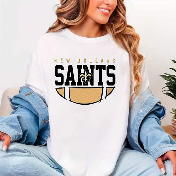 Bordado de los New Orleans Saints _ Archivo de diseño para máquina de fútbol americano de la NFL220g 100% Cotton T-Shirt - M-en - S-HApe and Comfort That LasT-SSuitable for all people, whether woM-en or M-enhigh-quality durable fabric suitable for all seans,ft to the touch but built to lastBreathabletops woM en fall outfiT S for woM en vaC Ation outfiT S woM en halloween costume