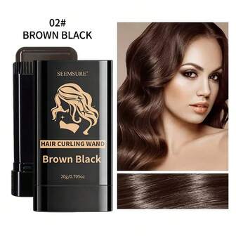 Barra de tinte para el cabello SEEMSURE, color de cabello natural, cubre las canas, tinte de cabello nutritivo conveniente y de larga duración, adecuado para cubrir las canas, cobertura rápida, adecuado para todo tipo de cabello, tamaño de viaje, adecuado para uso diario/de viaje