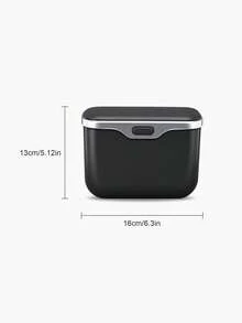 1PC Multi-Functional Lidded Car Trash Can - Wet & Dry Use, Space-Saving, Easy Installation, Universal For Most Vehicles ( ABS Material)