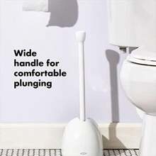 OXO Good Grips - Émbolo de Inodoro con Tapa, Color Blanco(Émbolo de inodoro) - Tipo 1 - Ver 5