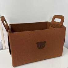 AD 1pc Foldable Car Trunk Organizer Box, Practical Storage Box For Women, Multi-Functional Car Storage Compartment