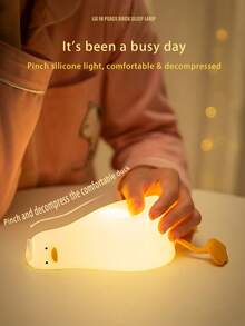 1 قطعة مصباح ديكوري، مبيعات الأفضل جديد، ضوء نوم بطة جميلة، قابل للشحن عبر USB، 3 مستويات سطوع، مناسب لديكور الغرفة، ديكور العطلات، عيد الميلاد، إضاءة رومانسية، متعدد الاستخدامات للغرفة المعيشية والنوم والحمام والسفر والزفاف والحفلات وعيد الميلاد، هدية للرجال والأمهات والآباء والأصدقاء المقربين والمعلمين وعام جديد، يأتي مع كابل الشحن