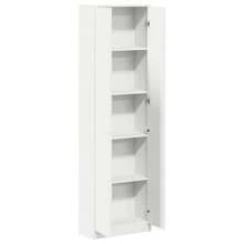 vidaXL Kleiderschrank Mit Regal Weiß 55 X 25 X 189 Cm Holzwerkstoff - Bianco - Visualizzare 5