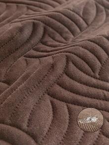 1pc Waterproof Geometric 3D Solid Color Sofa Cushion, Minimalist Style, Anti-Slip Back, Pet-Friendly, Soft Multi-Functional Anti-Dirt Anti-Dust, Holiday Decor Sofa Cover, Backrest Towel Armrest Towel All Season - Brown - View 8