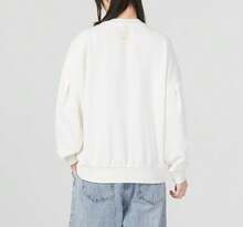 Adidas Women's New Round Neck Casual Sports Pullover - White - View 3