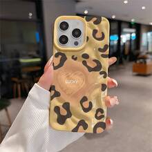 Teléfono con estampado de leopardo y meteorito. Compatible con phone 11, 12, 13, 14, 15, 16 Plus y Pro. Diseño moderno y de alta calidad. El regalo perfecto. - Colores mixtos 2 - Ver 4
