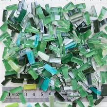 150G/5.3oz /1Pack Glass Mosaic Glass - No Cutting Required For Art Projects Suitable For DIY Crafts And Art Decoration DIY Photo Frame Turkish Lamp Mosaic Material Special Shaped Mosaic Glass - Multicolor - View 5
