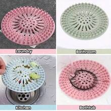 1 Set Of Sewer Hair Collector To Keep The Sewer Clean And Unobstructed, Shower Drainage Filter Hair Collector Set, Home Bathroom Decoration, Toilet, Kitchen Sink, Anti Clogging And Anti Odor Floor Drain Cover - 粉色 - 查看 3
