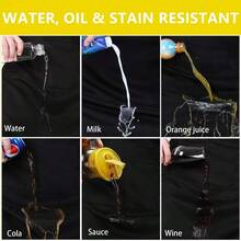 2 Pack Waitress Half Aprons With 3 Pockets, 12 Inch Black Waist Aprons For Servers, Water & Oil Resistant Aprons For Women Food Service Aprons - 6 Pack - 查看 2