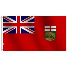 Rhungift Canada 3 X5Ft-Printed Glossy Silk Satin Fabric Canadian Province 36x60inch Outdoor MN Flags