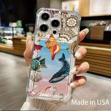 Tarjetero transparente para phone (1 unidad) Ranura para teléfono móvil compatible con phone 16, 15, 14, 13, 12 y 11. Permite insertar tarjetas y fotos. Diseño elegante y sencillo. Esquinas reforzadas transparentes para mayor protección contra caídas. - Colores mixtos 1 - Ver 4