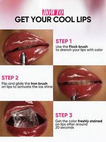 JUDYDOLL Ice Watery Lip Gloss-Gen 2 Shiny Mirror Lip Gloss, Moisturizing & Nourishing Essence, Long-Lasting - 17 PEACHY WHIRL - 查看 11