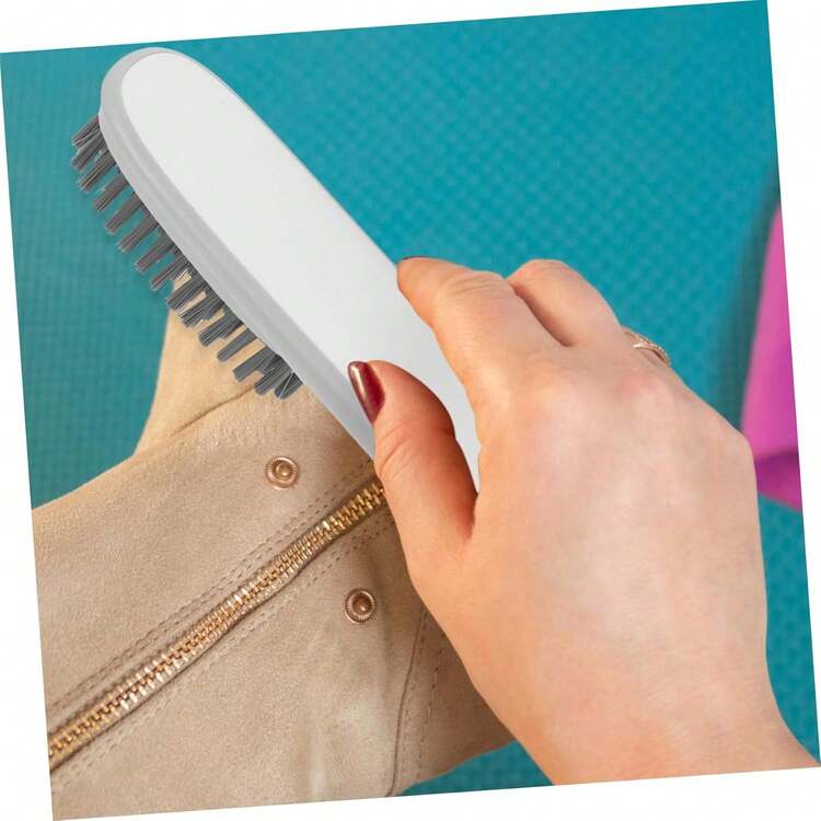 GLEAVI 1Juego Cepillo de Limpieza para Ropa y Zapatos Cepillo Multiusos para Fregar para Hogar Amigables para Eliminación - 1 - Añade 2