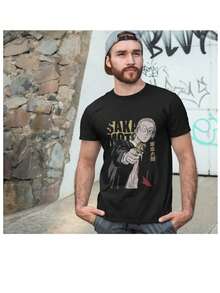 Playera Negra Para Caballero " Anime Sakamoto Days - Negro - Ver 4