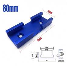 30 Type Woodworking Sliding Groove Guide Rail, Table Saw Cross Connector, Aluminum Alloy Sliding Groove, Universal Push Handle Special Modified Woodworking Workbench Accessories, Electric Circular Saw Inverted Table, Woodworking DIY Accessories