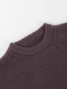 1 chiếc áo len dài tay dày dặn, ấm áp, dáng rộng, thoải mái, đa năng, cá tính dành cho nữ tuổi teen, thích hợp mặc ngoài trời vào mùa thu/đông. - Cà phê nâu - Xem 5