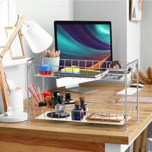 Kitchen Spice TrolleySimpleHouseware 2-Tier Kitchen Counter Organizer Spice Rack ChromeKitchen Spice Trolley - Cromo - Ver 7