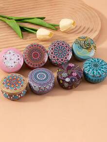 Bougies parfumées, bougies parfumées sans fumée avec boîte colorée, longue durée de combustion et parfum riche - cadeau de Noël pour la famille et les amis, convient pour le mariage, l'anniversaire, les festivals, les souvenirs de mariage, bougies d'aromathérapie pour la maison, cadeau de bougie pour les hommes et les femmes, pour l'anniversaire, le jour de Noël, le yoga, le bain, la Saint-Valentin, la décoration de la maison et de l'hôtel, design à motif rétro