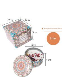 Bougies parfumées, bougies parfumées sans fumée avec boîte colorée, longue durée de combustion et parfum riche - cadeau de Noël pour la famille et les amis, convient pour le mariage, l'anniversaire, les festivals, les souvenirs de mariage, bougies d'aromathérapie pour la maison, cadeau de bougie pour les hommes et les femmes, pour l'anniversaire, le jour de Noël, le yoga, le bain, la Saint-Valentin, la décoration de la maison et de l'hôtel, design à motif rétro