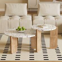 Modern Modular Coffee Table, Side Table, Living Room Coffee Table Set, Sofa And Balcony Side Table, Set Of 2