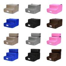 Dog Stairs For High Beds, 3-Step Dog Steps For Small Dogs And Cats, Pet Stairs For High Bed Climbing, Non-Slip Balanced Pet Step Indoor