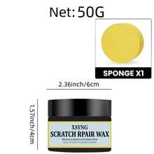 汽车划痕修复膏 - 快速简便，无需喷漆，适用于所有车辆、卡车、摩托车 - 数秒内去除划痕和旋转痕迹，即刻见效 - 简易抛光工具 - A - 查看 11