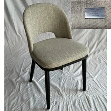 strundghti Upholstered Dining Chairs Set Of 2/4/6,Modern Fabric Kitchen Side Chairs With Thick Cushions And Wood Legs,Comfy Dining Room Chairs With Curved Backrest For Restaurant/Cafe - Beige-Hollow Back - 查看 1