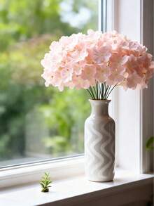 1支/15支仿真绣球花，带茎假花头，适用于家居装饰、房间装饰、婚礼装饰、卧室装饰、情人节、母亲节、花瓶填充、婚礼餐桌摆饰、卧室用品、餐桌摆饰、闺蜜礼物、家居装饰、卧室配件、新娘捧花、房间装饰、家居装饰、花束、春季装饰、妈妈礼物、闺蜜礼物、生日礼物 - 粉色 - 查看 4