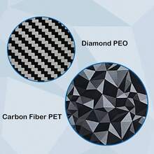 PEO PET Placa de construccin para Bambulabs a1 - Pequeño diamante PEO + fibra de carbono PET - Ver 3