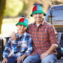 Propeller Hat - Fun Helicopter Fisherman Hat, Colorful Patch Rainbow Design, Sun Protection For Summer Outdoor Activities, And Fancy Dress Party Gifts,Valentine's Day Gifts For Girlfriends, Wives, Boyfriends, And Husbands - 1 - View 4