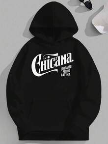 sweat-shirt à capuche oversize pour hommes Chicana JPH-9, oversize - Noir - Voir 1