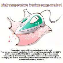 12片随机款式卷曲泰迪熊图案布贴，自带背胶 - 可爱动物刺绣熨烫贴片，适用于衣服、帽子、包包、牛仔裤、衬衫 - DIY装饰贴片（7.87x3.94英寸，白色）圣诞装饰、圣诞礼物、男孩圣诞礼物、少女礼物