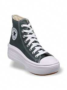 Converse Chuck Taylor All Star Move 男女通用运动鞋 轻便透气 缓震 灵活 耐穿 易清洁 街头风 校园风 运动风 绿色 A10664C - 綠色 - 查看 6