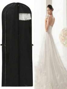 1 buc geantă portabilă nouă albă nețesută pentru rochii de mireasă, geantă de depozitare pentru rochii lungi, 180 cm / 70,86 in - Multicolor - Vizualizare 6