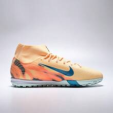 Nike 男款 ZM SUPERFLY 10 ACADEMY KM TF 高帮足球鞋 FQ8333-801 - 橘色 - 查看 2