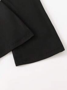 两件套女童清新甜美雏菊印花休闲套装，柔软舒适，适合春秋季日常上学穿着。 - 藍色 - 查看 4