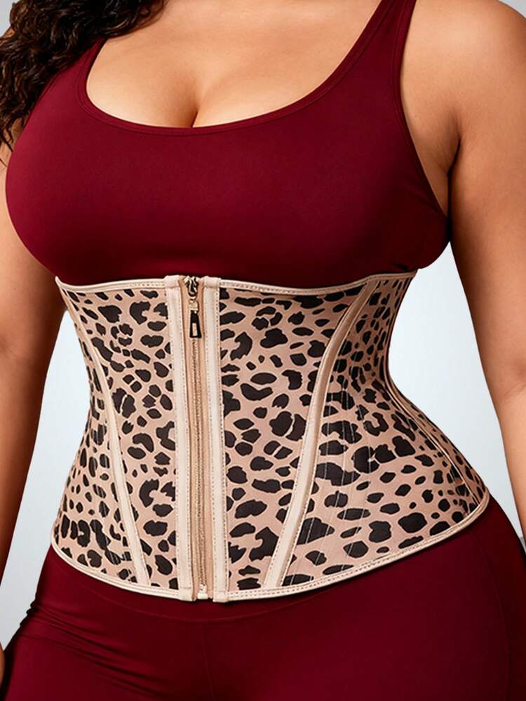 1pc Waist Trainer Belt With Zipper Corset High Compression Body Shaper For Women Shapewear Tummy Control Girdle - Multicolor - View 11