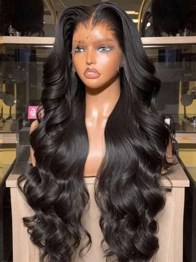 LOOKEYEME 230Density 30 32Inch 13x6 Lace Frontal Hd Body Wave Wig Wear Go Glueless Wig Body Wave 6*4 Pre-Cut Transparent Lace Front Wig Human Wig Hair 230% Density 14-32 Inch Pre-Plucked Hairline Unprocessed Virgin Hair Wig Natural Hairline Daily Use For Beginner Friendly Halloween Glueless Human Hair Wig Makeup Accessories Glitter Gloss Wigs Human Hair Christmas Hair Accessories Travel Essentials Y2K Turn Up Baddie Holiday Vacation
