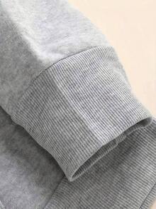 Christmas Winter Black Hoodie With Big Nick Energy Santa Claus Print - Christmas Holiday Sweatshirt For Women, Festive Xmas Fit, Ugly Sweater Style, Perfect For Winter Parties And Holiday CelebrationsLoose And Comfortablechristmas Gifts - 灰色 - 查看 5