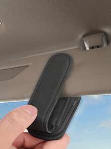 Universal Car Sun Visor Glasses Clip Fashion Glasses Holders Auto Eyeglasses Holder Car Accessories Vacation Camping Travel Back To School Essentials - Multicolor - View 7
