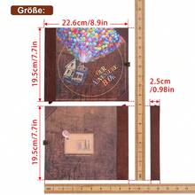 OUR ADVENTURE BOOK Ein Abenteuerbuch-Scrapbook-Fotoalbum, Reisetagebuch-Set im Retro-Stil mit geprägtem Briefumschlag für Paare, Erinnerungsbuch für Jahrestage, Hochzeiten, Geschenke zum Valentinstag