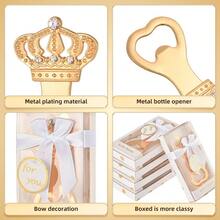 Festival Supplies Wedding Gifts Small Gifts Practical Gifts Creative Beer White Box Crown Bottle Opener - mặc định - Xem 3